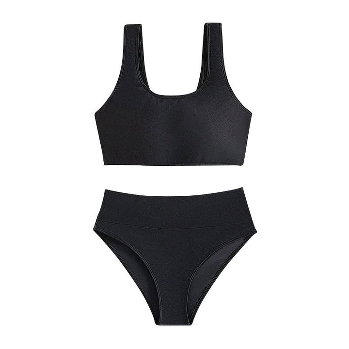Damen Sport-Bikini mit hochtailliertem Slip und breiten Trägern Echo Archiv