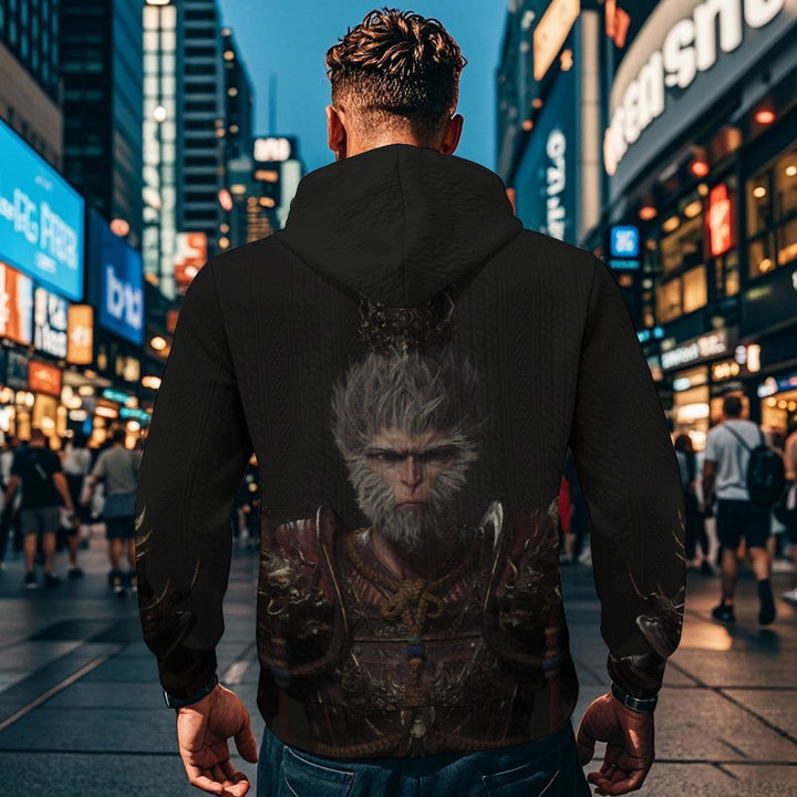 Herren Kapuzenpullover mit auffälligem Tiermotiv und praktischem Design Echoarchiv