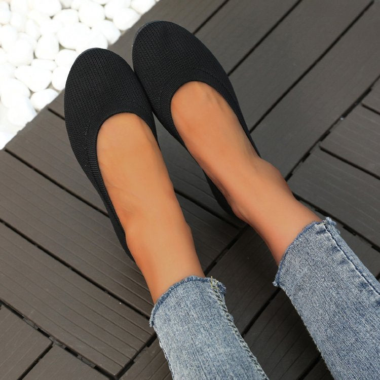 Damen Bequeme Slip-On Ballerinas Echoarchiv