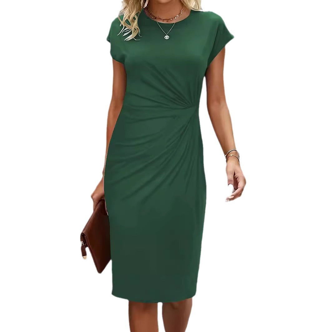 Damen elegantes Wickelkleid mit figurbetontem Design und feinem Jersey-Material Echo Archiv