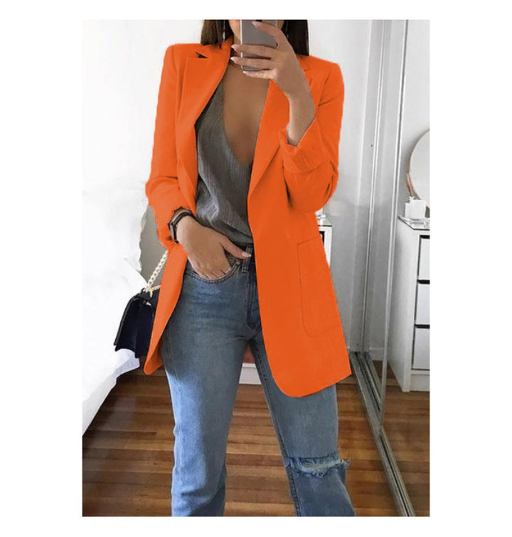 Damen eleganter Blazer mit tailliertem Schnitt und praktischen Taschen Echo Archiv