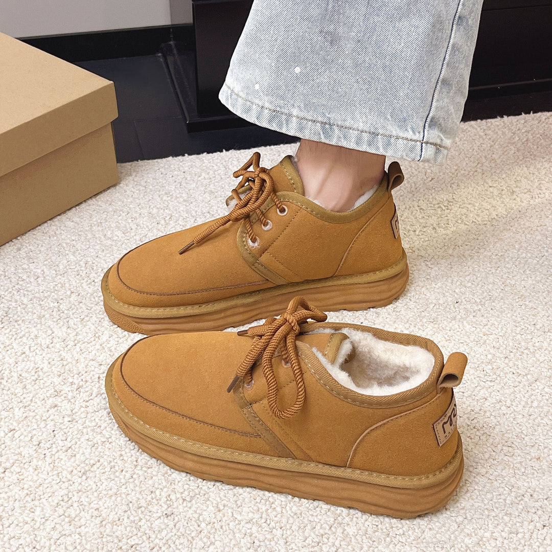 Damen bequeme und stylische Sneakers aus hochwertigem Veloursleder Echo Archiv