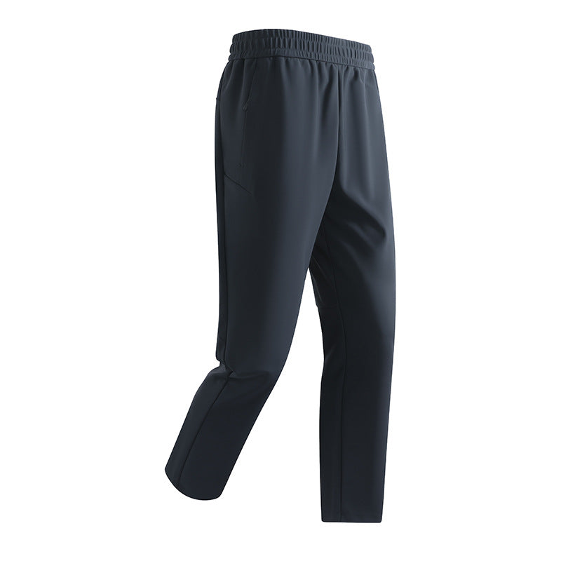 Herren Tapered Performance-Jogginghose aus stretch-Funktionsmaterial mit elastischem Bund & Reißverschlusstaschen Echoarchiv
