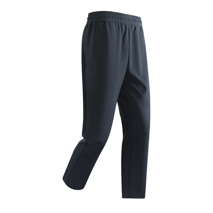 Herren Tapered Performance-Jogginghose aus stretch-Funktionsmaterial mit elastischem Bund & Reißverschlusstaschen Echoarchiv