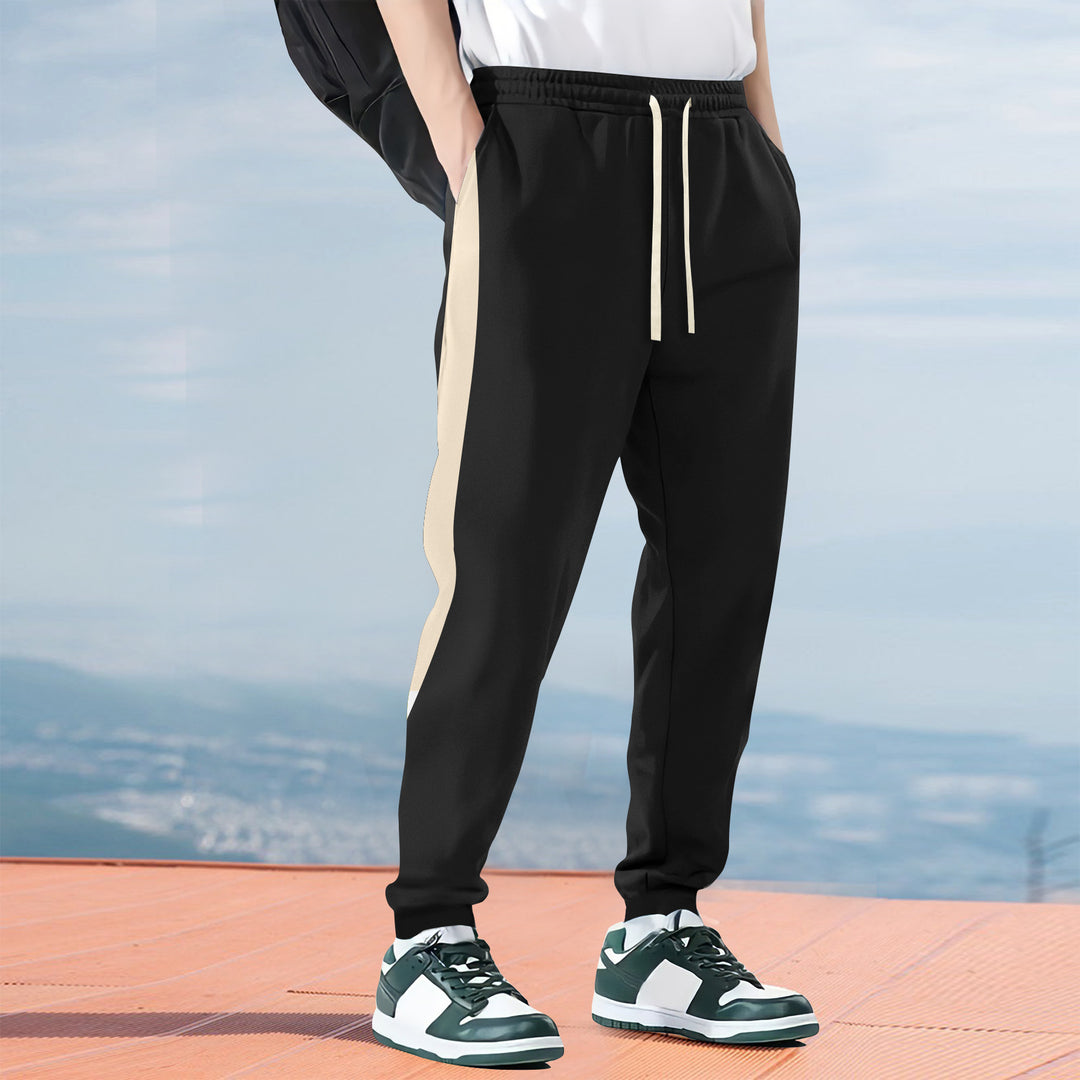 Herren komfortable Trainingshose mit seitlichen Streifen Echoarchiv