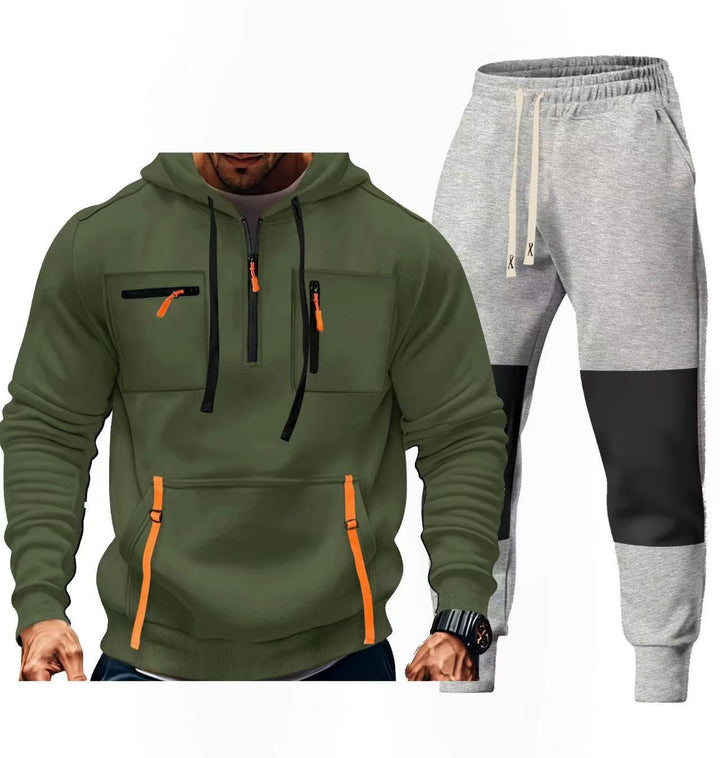 Herren Sportbekleidungsset mit funktionalen Taschen Echoarchiv