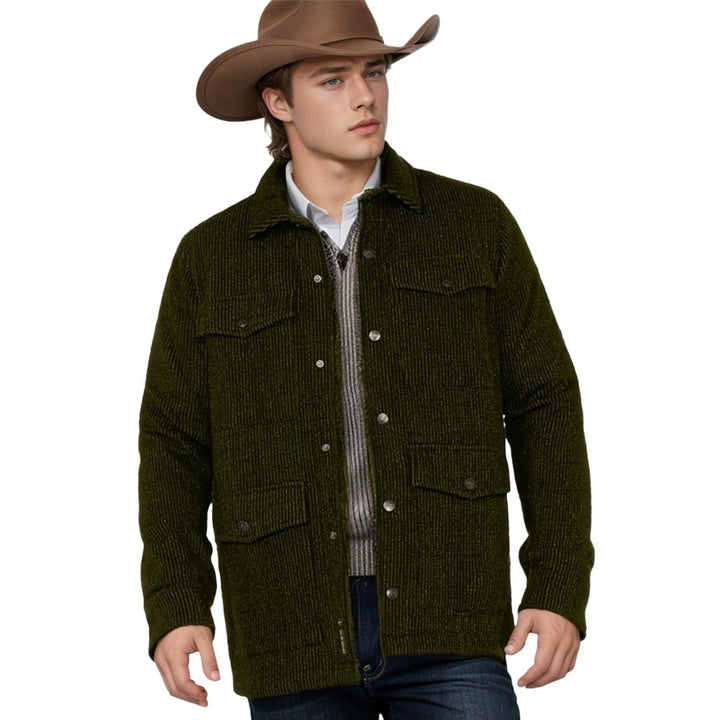 Herren strapazierfähige Utility-Jacke mit zwei großen Taschen Echoarchiv