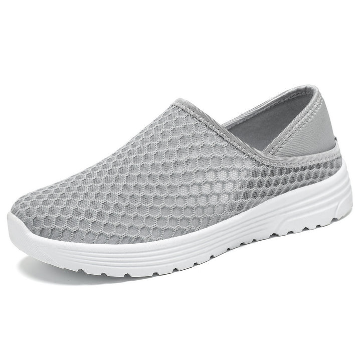 Damen nan atmungsaktive Mesh-Slip-On Clog-Sneaker mit Memory-Fußbett und dämpfender EVA-Sohle Echo Archiv