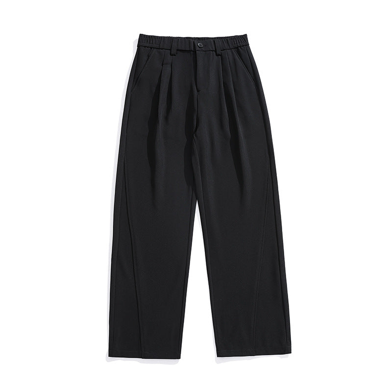 Damen Weiche Bundfalten-Hose mit elastischem Komfortbund und weitem Bein Echo Archiv