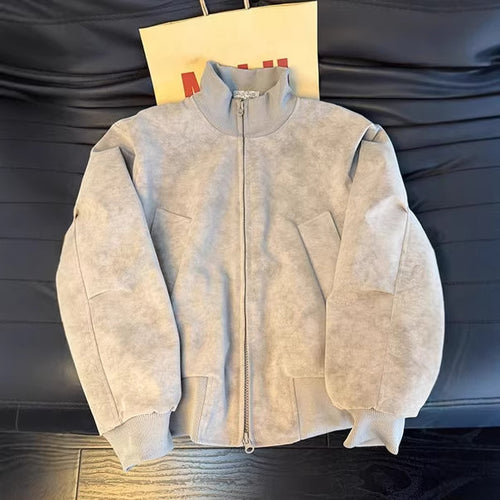 Herren Modische Bomberjacke mit weichem Innenfutter Echoarchiv