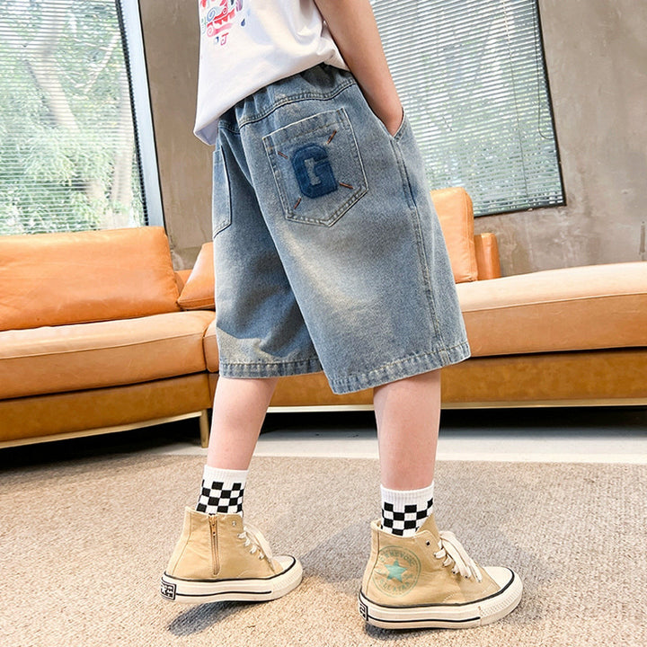 Jungen entspannte Denim-Shorts Echo Archiv