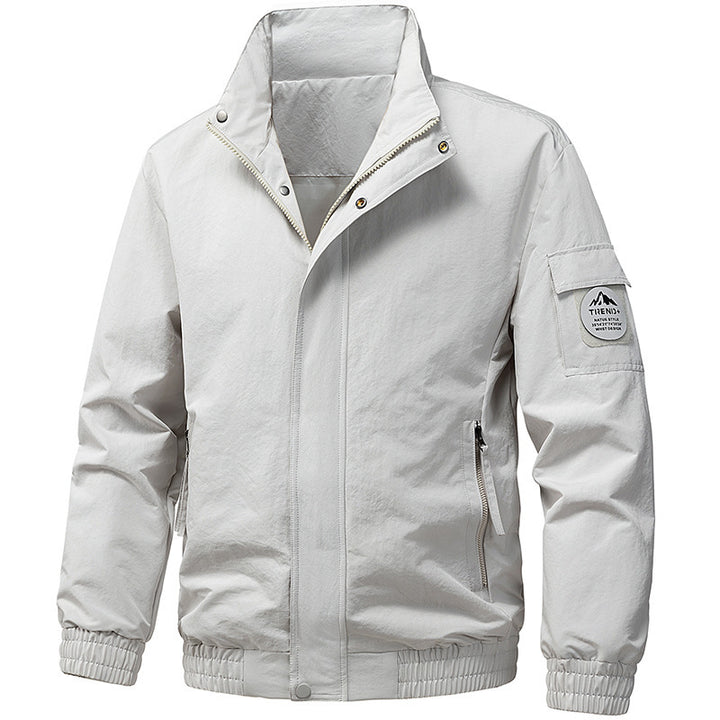 Herren technische Kapuzen-Softshelljacke mit verstellbarer Kapuze und Utility-Taschen Echo Archiv