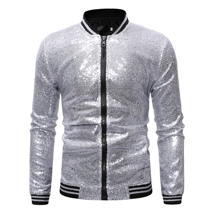 Herren Sportlicher Funktionsblazer mit Pailletten Echoarchiv