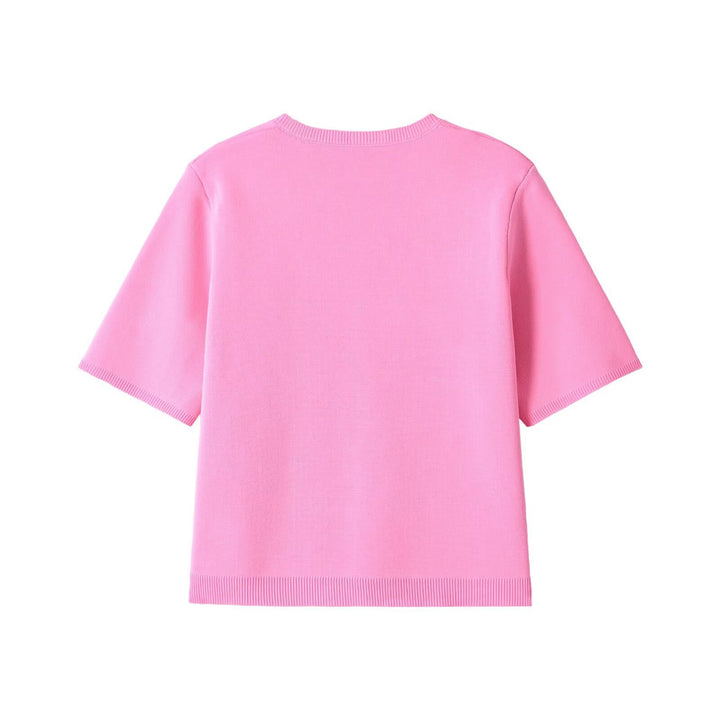 Damen nan Feinstrick-Cardigan mit kurzen Ärmeln und Zierknopfleiste Echo Archiv