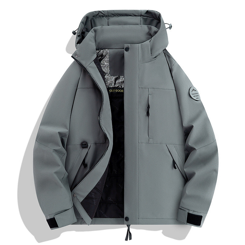 Herren Wasserdichte und atmungsaktive Softshell-Outdoorjacke Echoarchiv