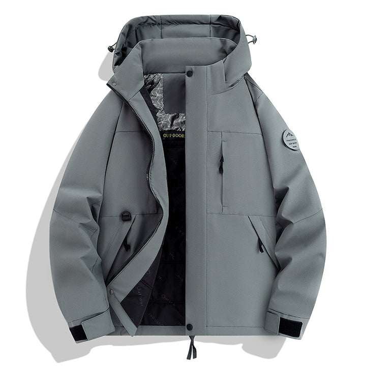 Herren Wasserdichte und atmungsaktive Softshell-Outdoorjacke Echoarchiv