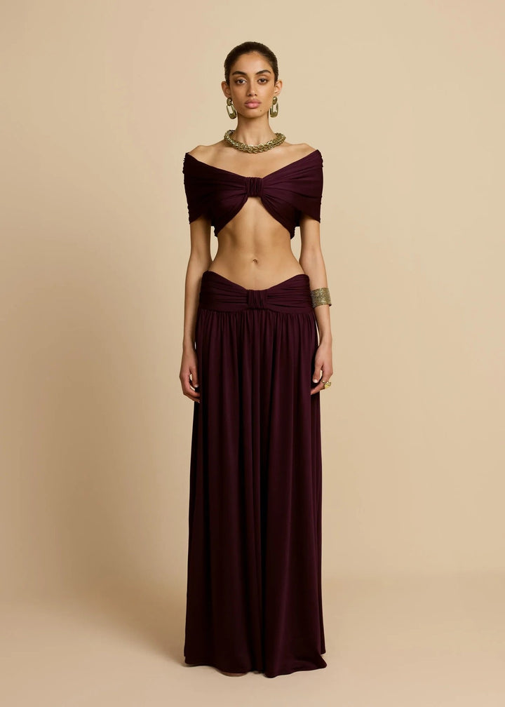 Damen Elegantes Maxikleid mit innovativem Knotted-Design Echo Archiv