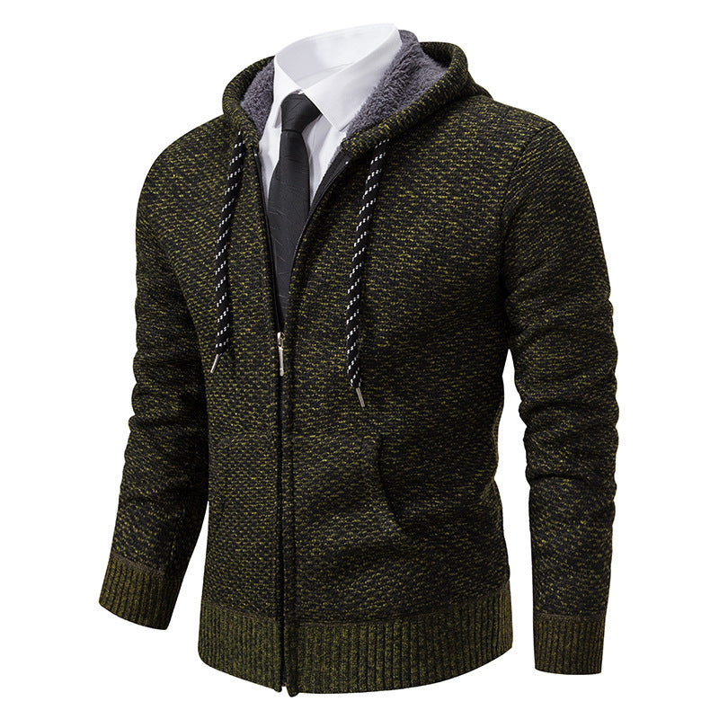 Herren stylische Kapuzenjacke mit weichem Innenfutter und eleganten Akzenten Echoarchiv
