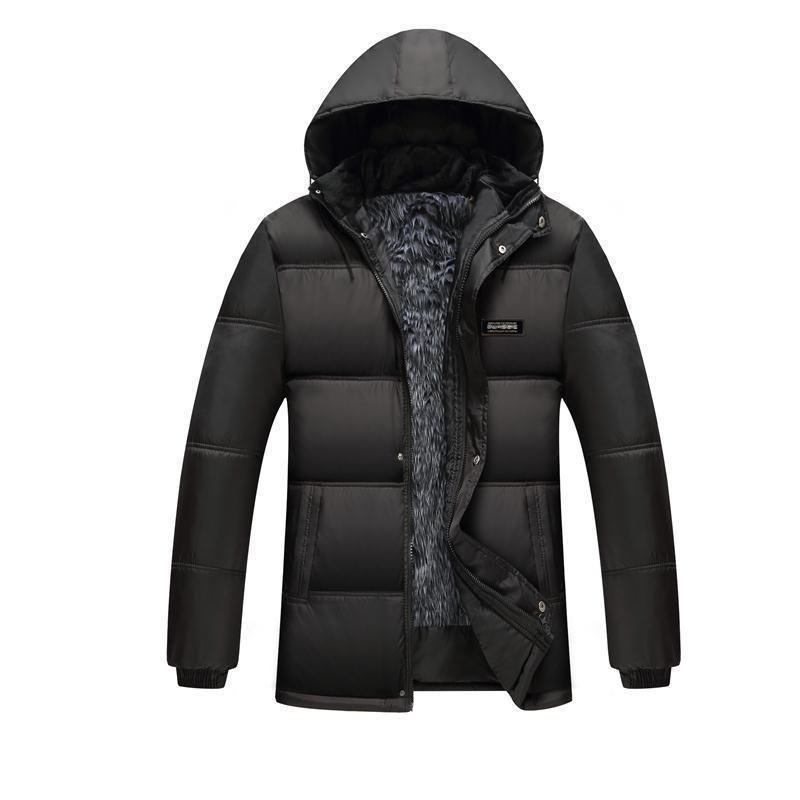 Herren gesteppte Winterjacke mit hochschließendem Kragen und isolierendem Futter Echoarchiv