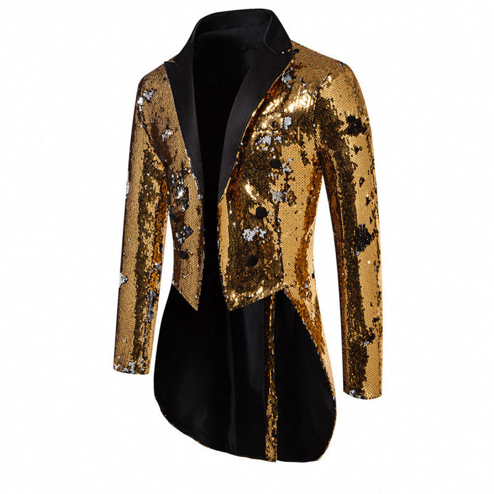 Herren Glitzernde Paillettenjacke Echoarchiv