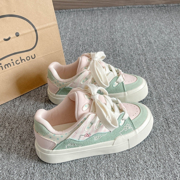 Damen Sneaker mit verspieltem Tierdesign und atmungsaktivem Obermaterial Echo Archiv