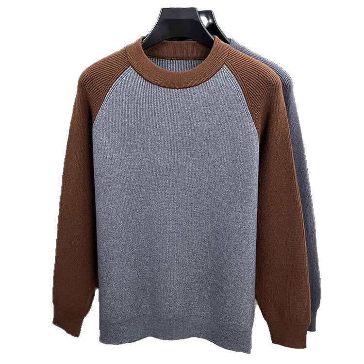 Herren modischer Sweatshirt mit Raglanärmeln und feiner Struktur Echoarchiv