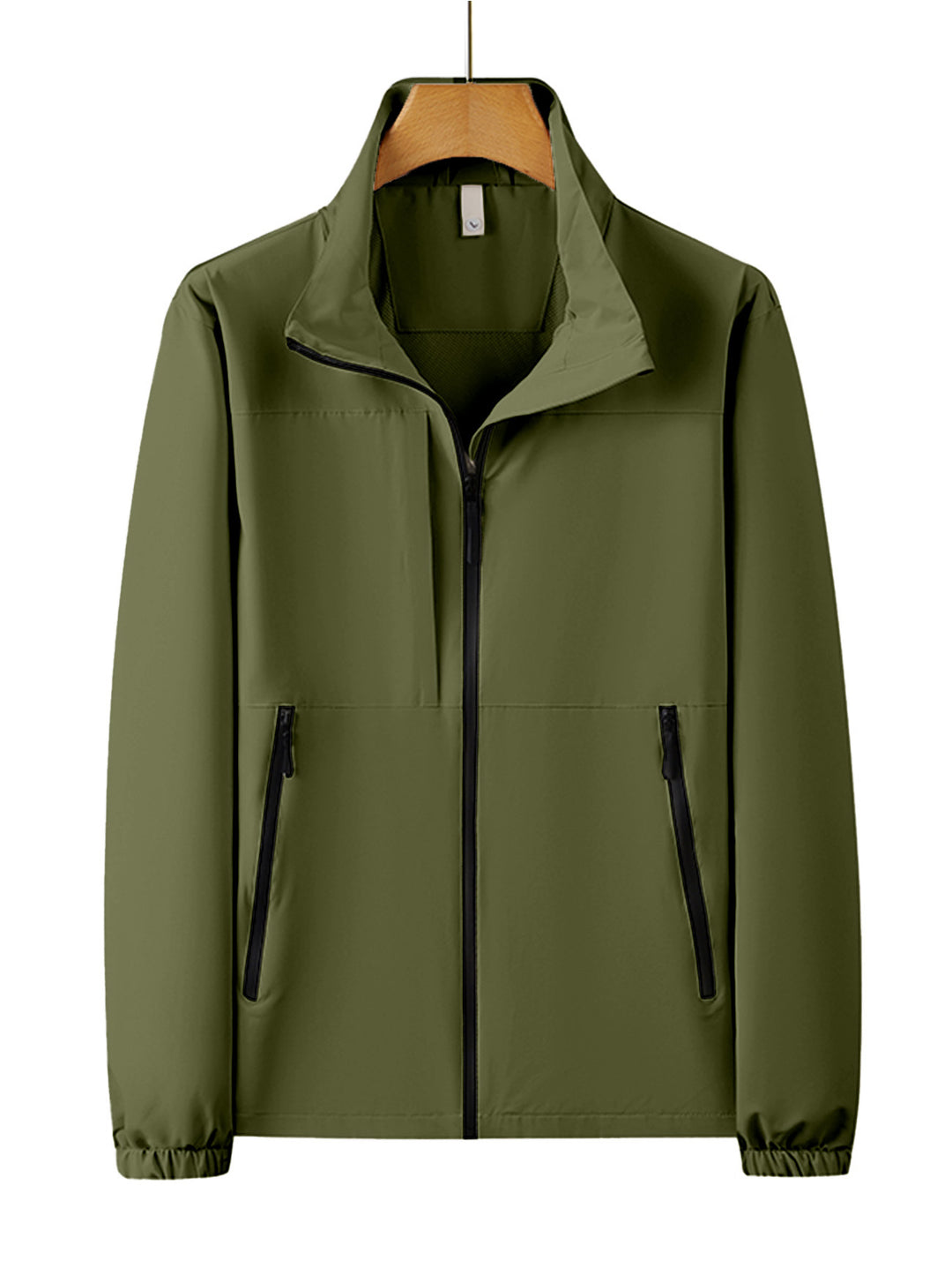 Herren leichte Windjacke mit praktischen Reißverschlusstaschen Echoarchiv