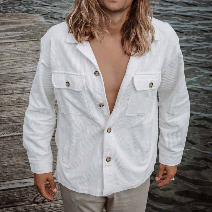 Herren cordjacke mit praktischen Brusttaschen Echoarchiv