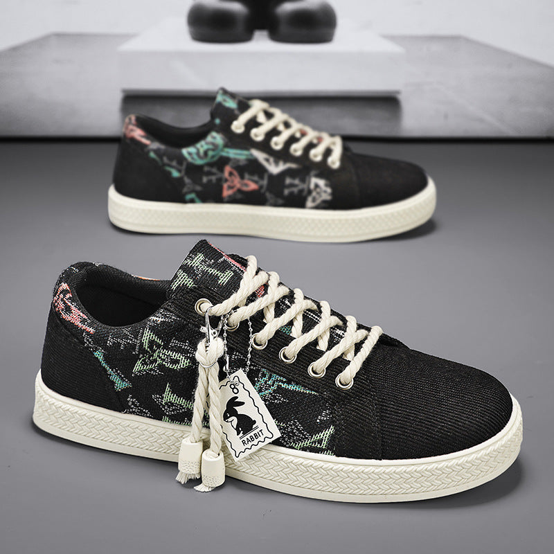 Damen Modische Sneakers mit einzigartigem Textil-Design Echo Archiv
