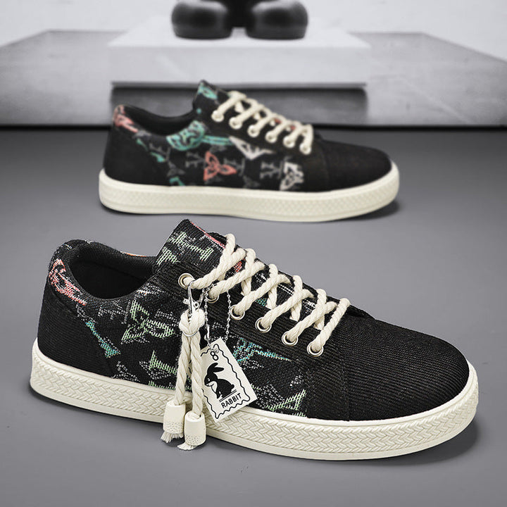Damen Modische Sneakers mit einzigartigem Textil-Design Echo Archiv