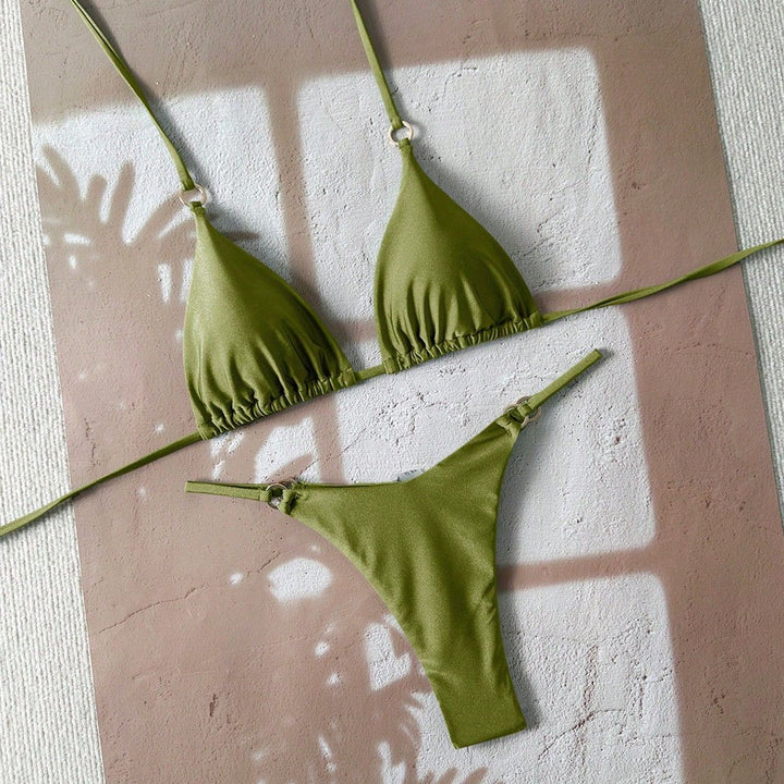 Damen Triangel-Bikini mit stilvollen Akzenten Echo Archiv