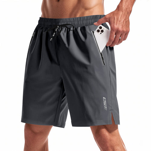 Herren Atmungsaktive Sportshorts mit Seitentaschen und elastischem Bund Echoarchiv