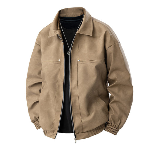 Herren Lässige Wildlederjacke Echo Archiv