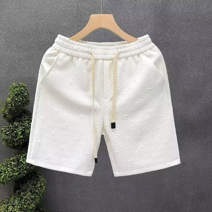 Damen Bequeme Sportshorts mit elegantem Muster Echoarchiv