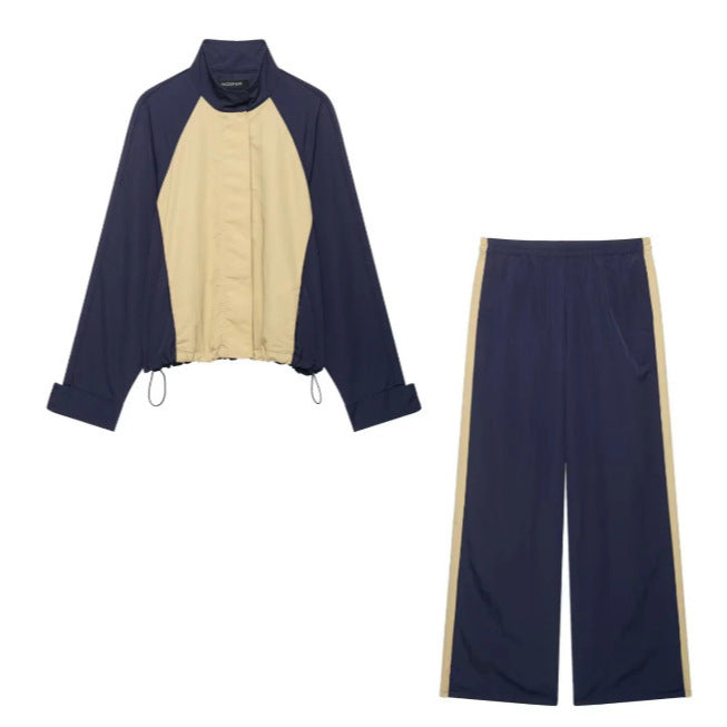 Damen Zweiteiliges Set mit lockerem Hemd und gerade geschnittener Highwaist‑Hose Echo Archiv