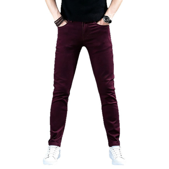 Herren Modische Slim-Fit Hosen Echoarchiv