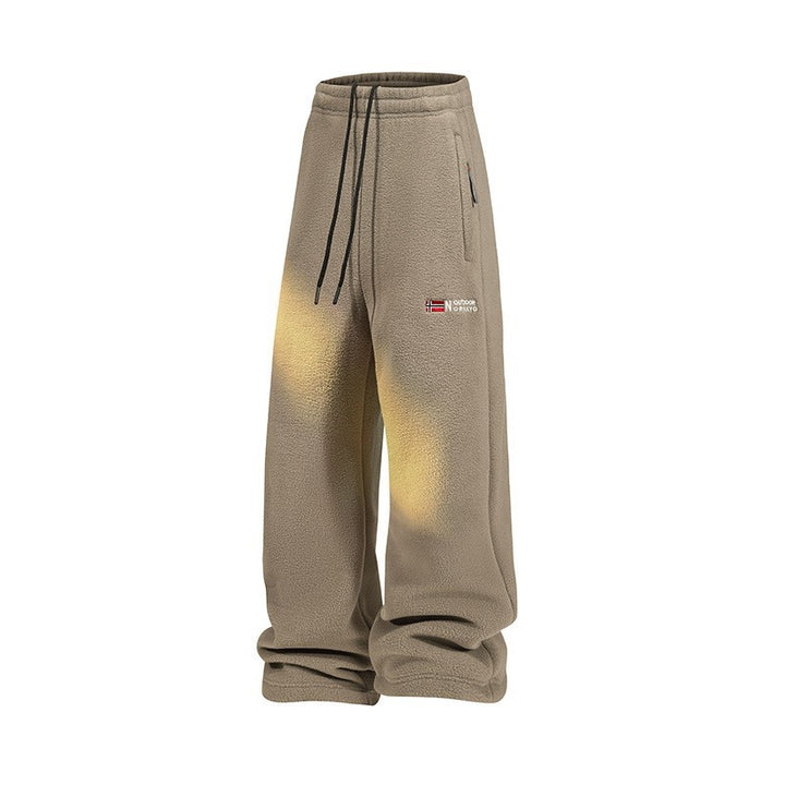 Damen Fleece-Hose mit elastischem Bund, Reißverschlusstaschen und Thermo-Innenfutter Echo Archiv