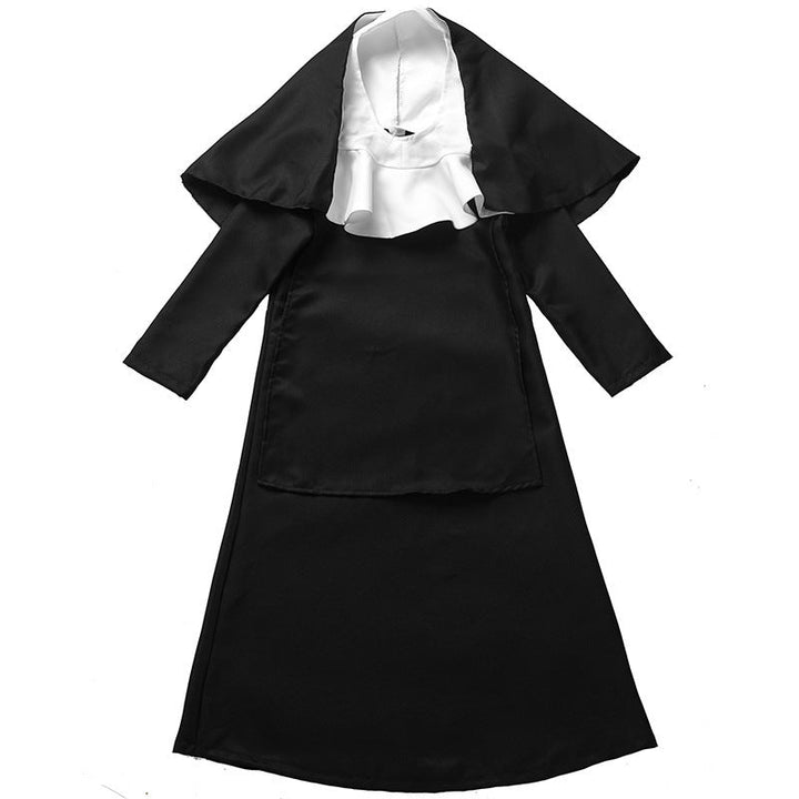 Mädchen Nonnenkostüm mit traditionellem Gewand und elegantem Kopfschmuck Echo Archiv