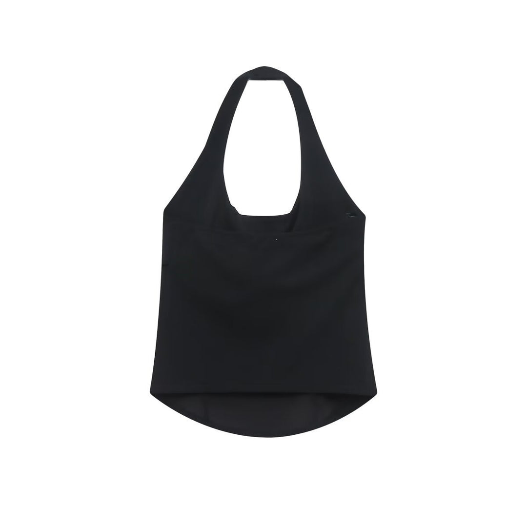 Damen elegantes Neckholder-Oberteil mit raffiniertem Knoten-Detail Echo Archiv
