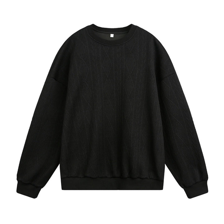 Unisex Oversize Kabelstrick-Sweatshirt mit feiner Zopfmusterstruktur Echo Archiv
