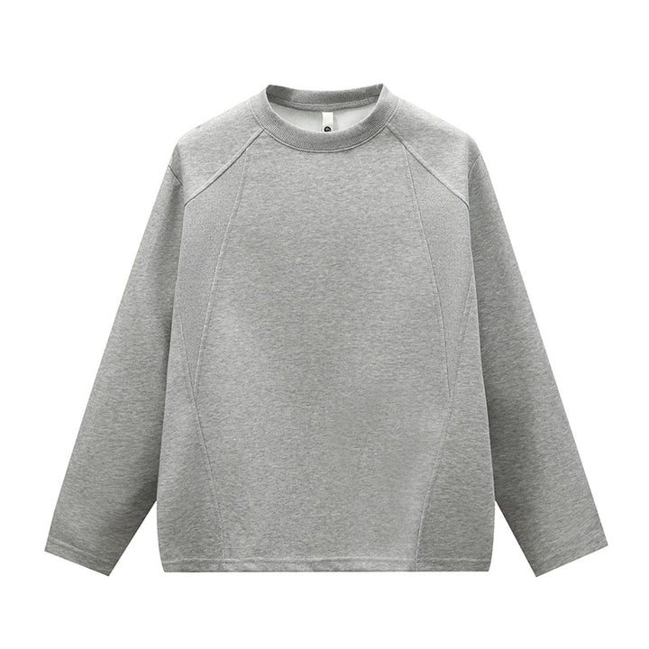 Unisex Oversize Rundhals-Sweatshirt mit Raglannähten und feiner Struktur Echoarchiv