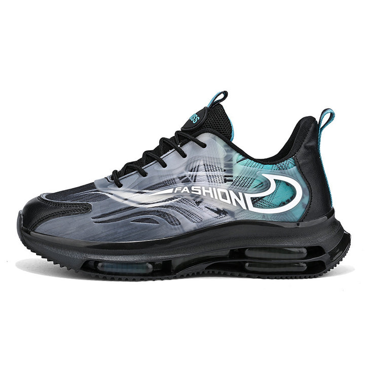 Herren sportlicher Luftkammersneaker mit transparentem TPU-Obermaterial, sichtbarer Luftkapsel und stoßdämpfender Plateausohle – Norré