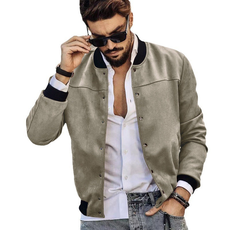 Herren modische Bomberjacke mit praktischen Taschen und elastischen Bündchen Echoarchiv