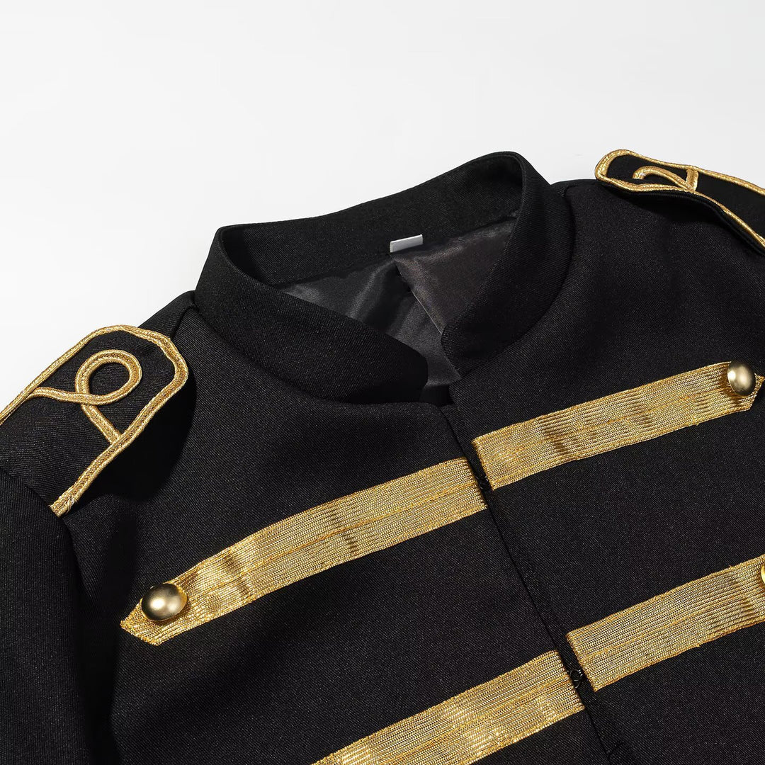 Damen Parade-Blouson mit Stehkragen, Epauletten und goldgestickten Verzierungen Echo Archiv