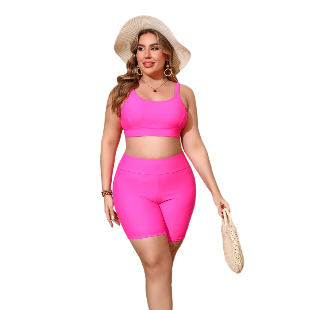Damen Sportliches Bikinitop und Shorts Echo Archiv