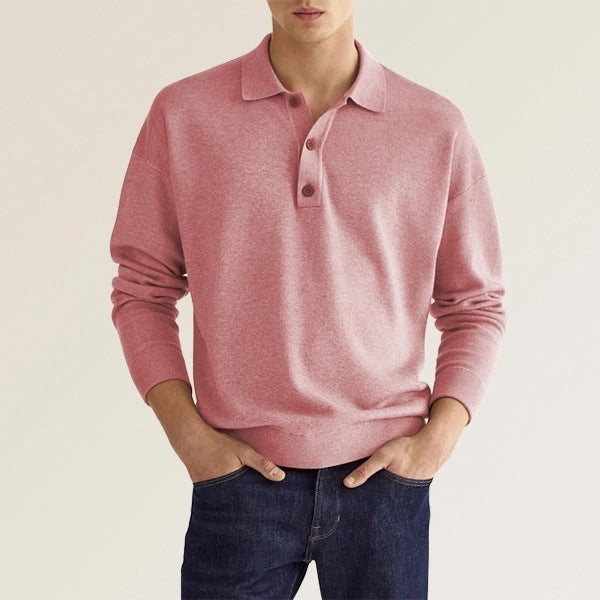 Herren eleganter Poloshirt mit modischem Schnitt Echoarchiv