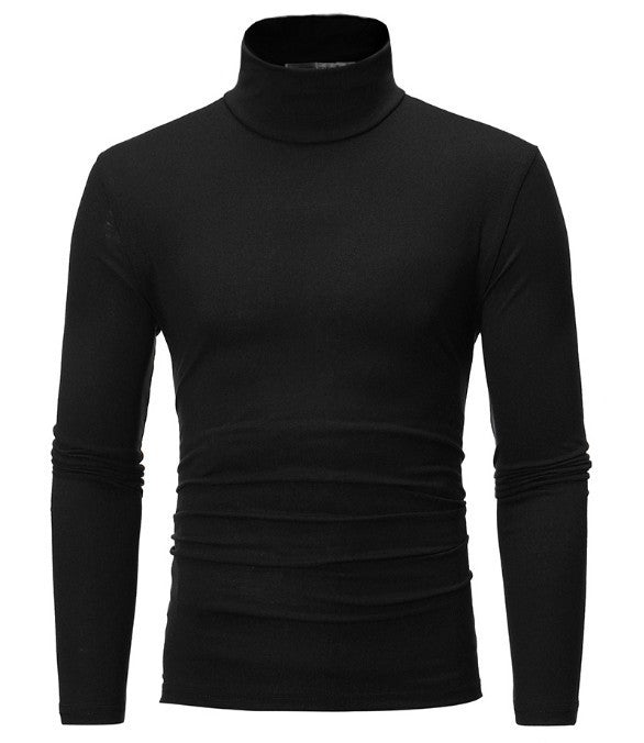 Herren eleganter Rollkragenpullover aus bequemen Stretchmaterial Echoarchiv