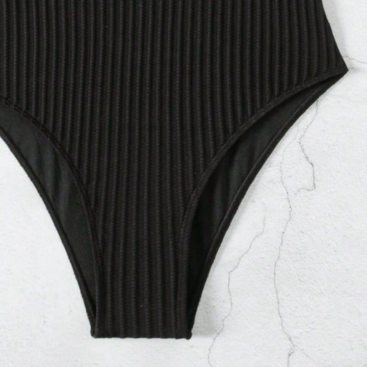 Damen Cut-Out Badeanzug mit elegantem Rippendesign Echo Archiv