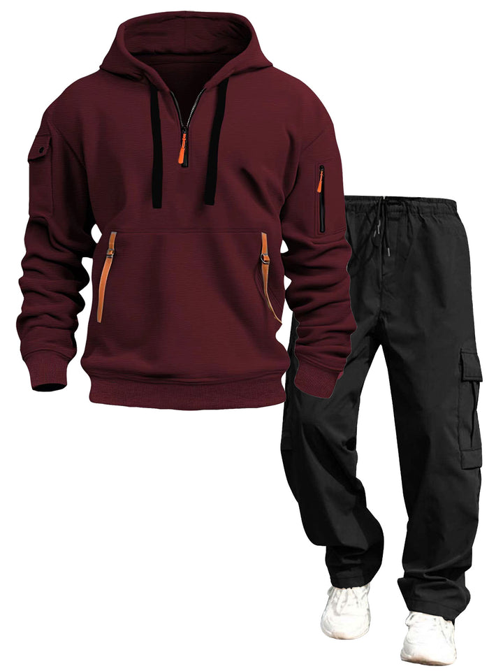 Herren lässiger Kapuzenpullover und Jogginghose Echo Archiv
