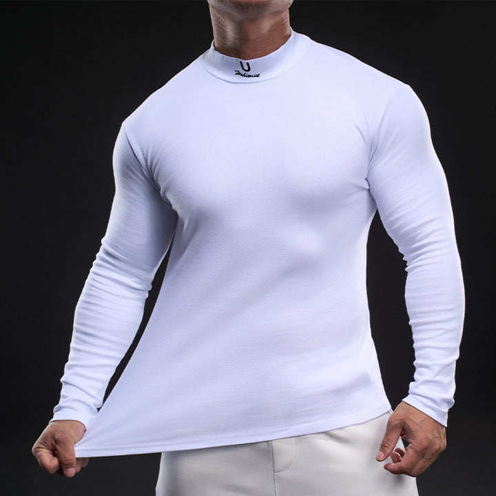 Herren Hochwertiges Funktionsshirt mit Stehkragen Echoarchiv